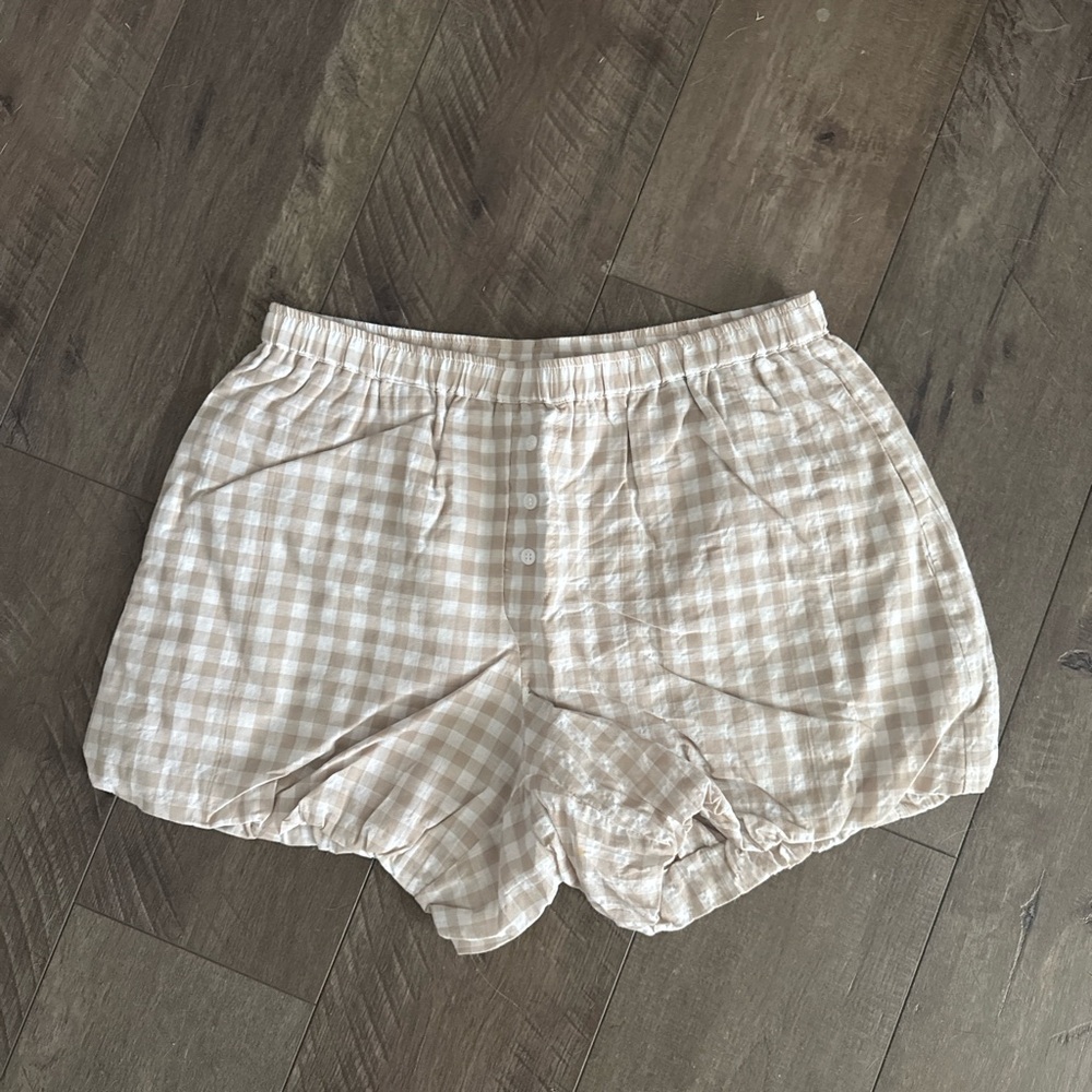 Gingham Shorts